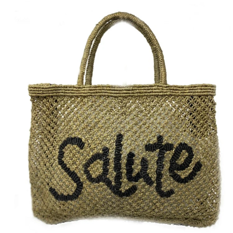 Jute Tote Salute