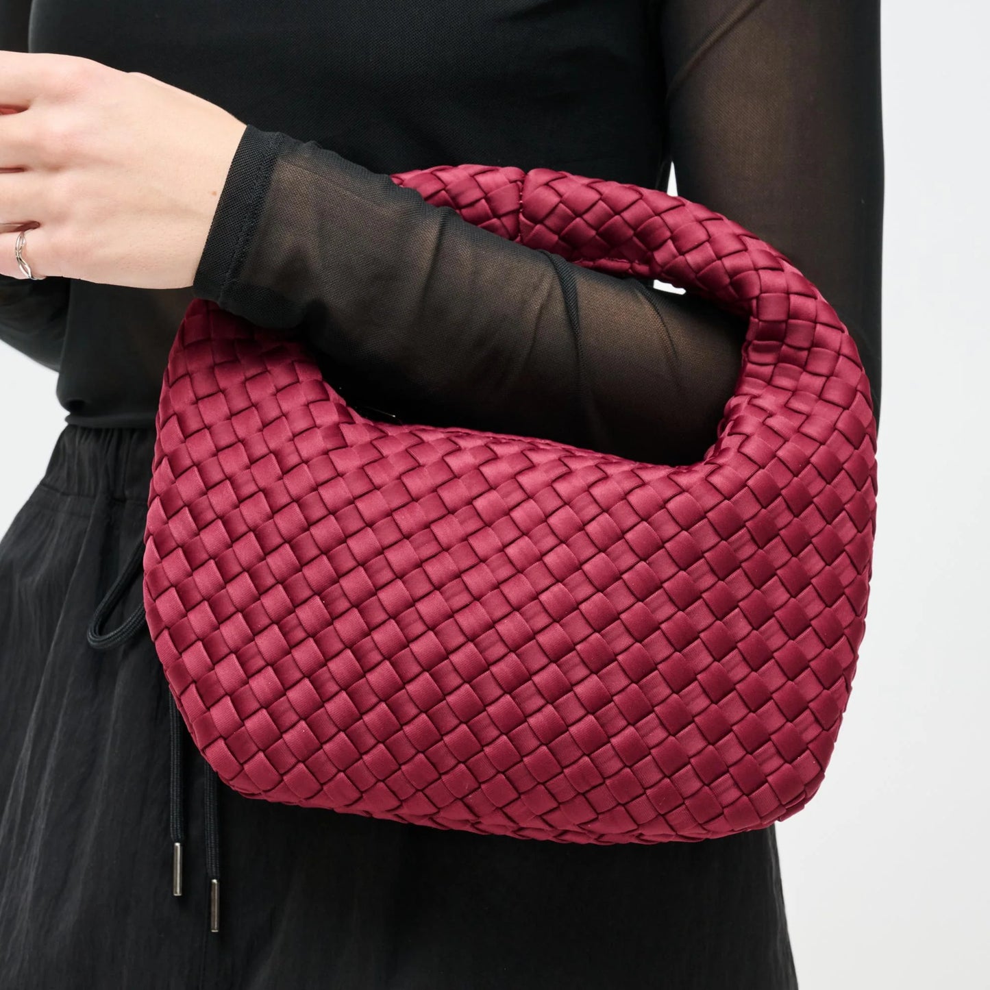 DARE TO DREAM - SMALL WOVEN NEOPRENE CLUTCH