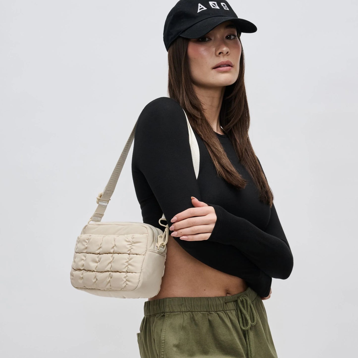 Inspiration - Quilted Nylon Crossbody