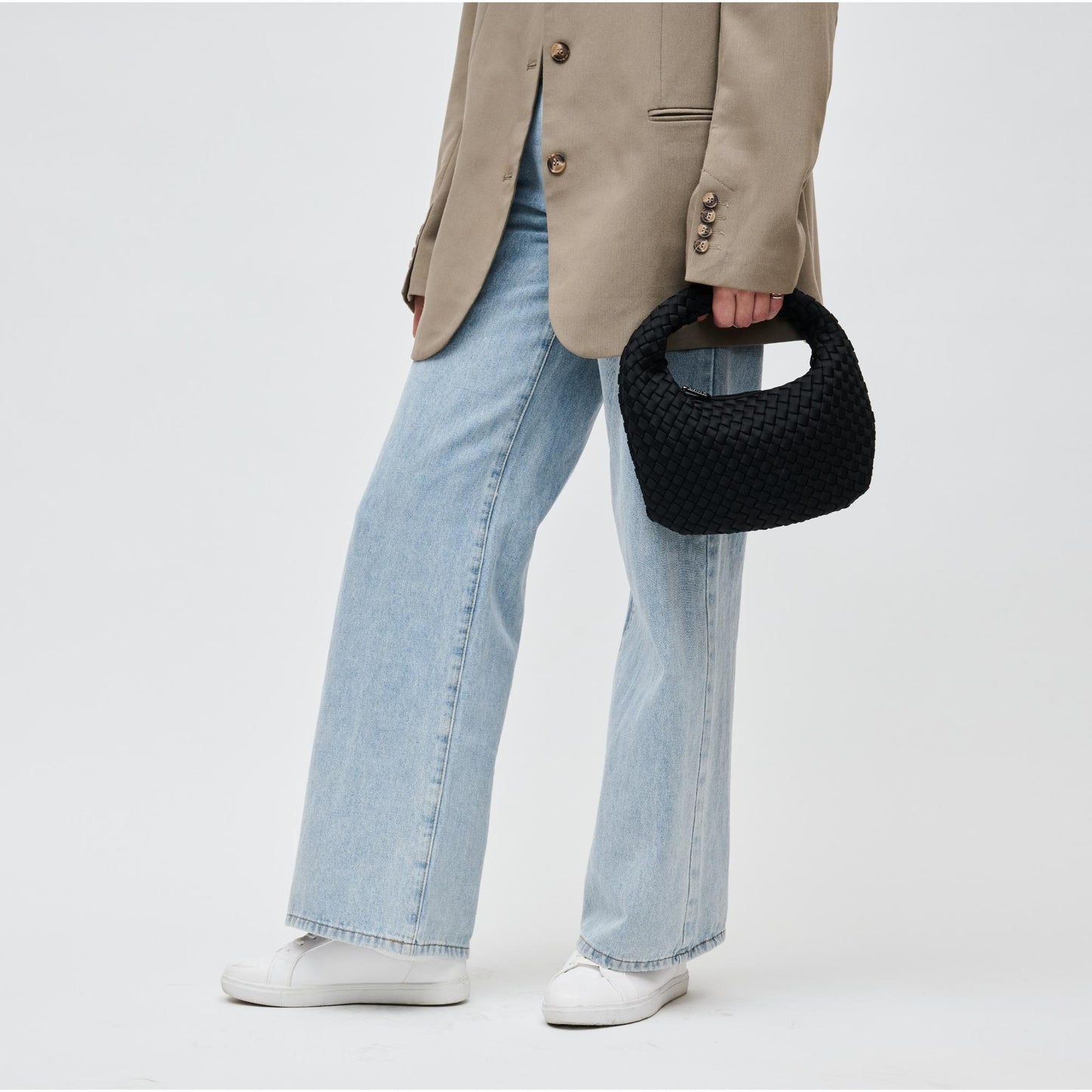 DARE TO DREAM - SMALL WOVEN NEOPRENE CLUTCH