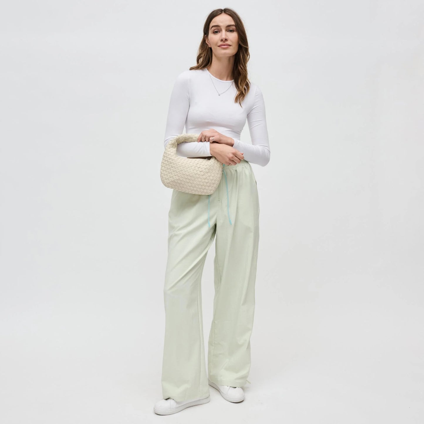DARE TO DREAM - SMALL WOVEN NEOPRENE CLUTCH