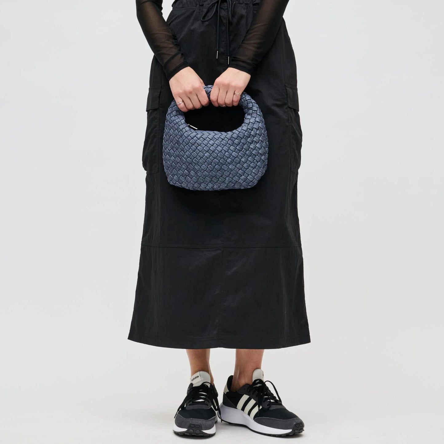 DARE TO DREAM - SMALL WOVEN NEOPRENE CLUTCH