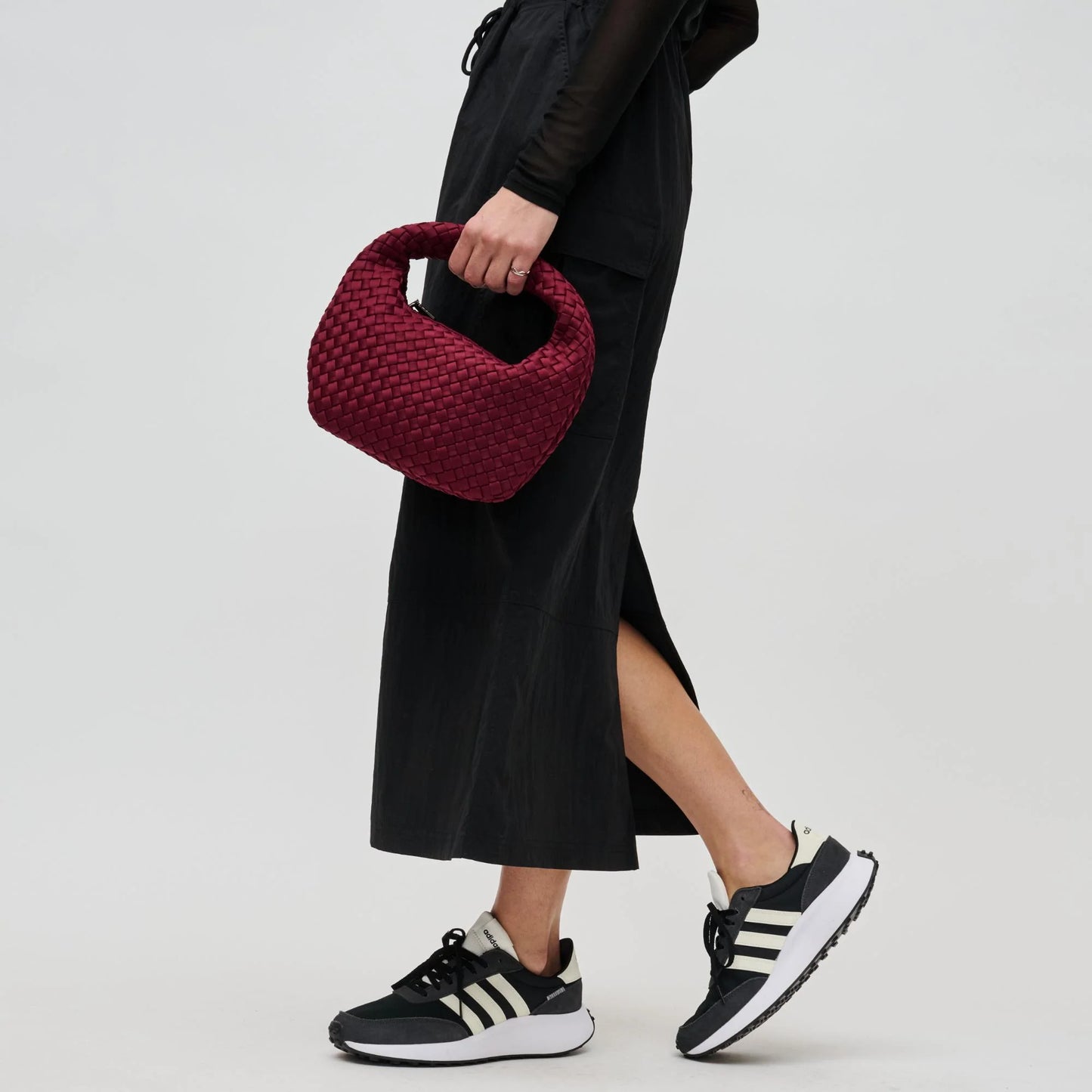 DARE TO DREAM - SMALL WOVEN NEOPRENE CLUTCH