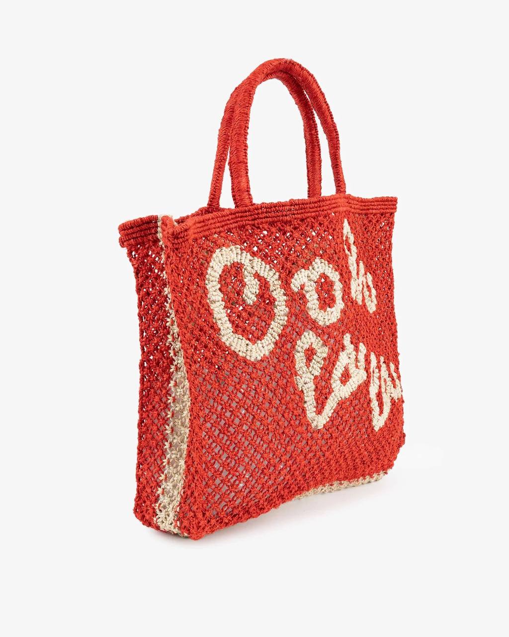 Small Jute Tote Oh la la