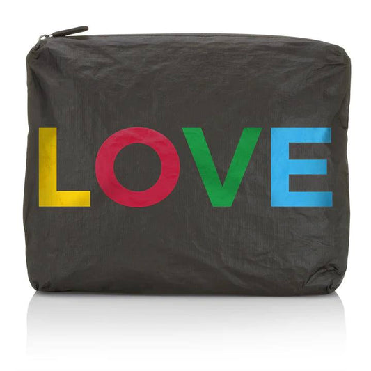 Medium Pack / Black with Rainbow "LOVE"