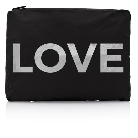 Jumbo Pack in Black with Silver LOVE