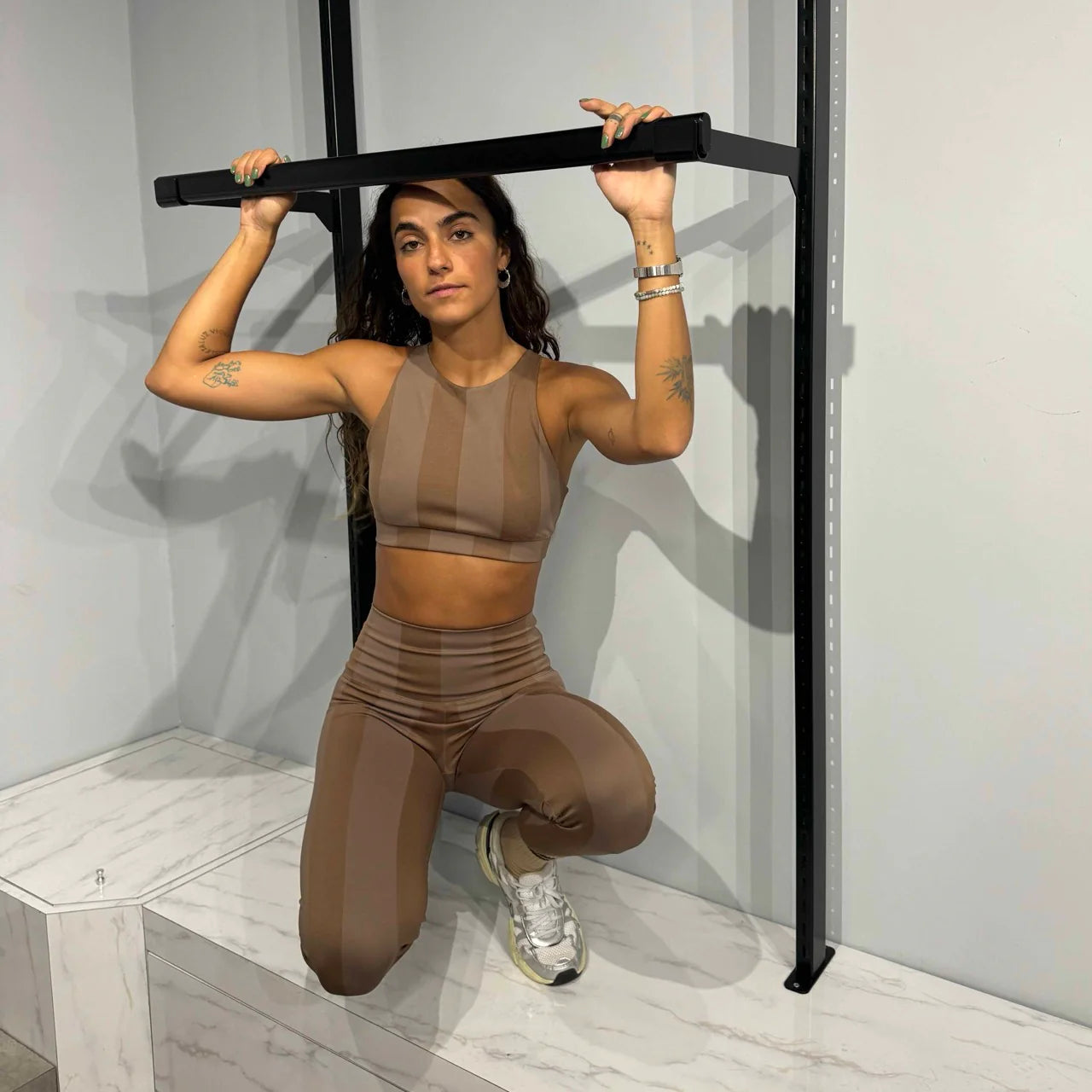 Legging Lineas Marrones