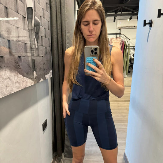 Biker Lineas Azules
