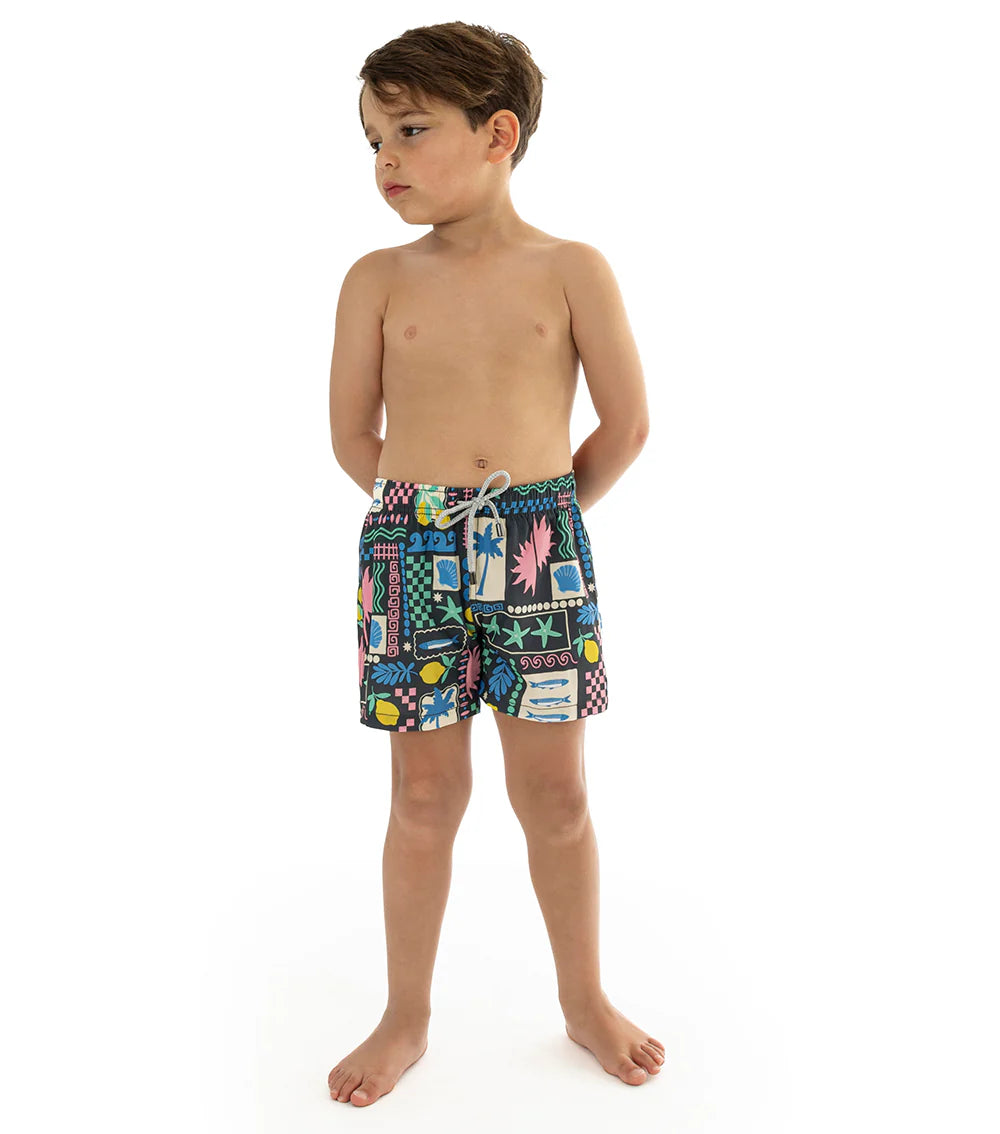boys solid swim shorts