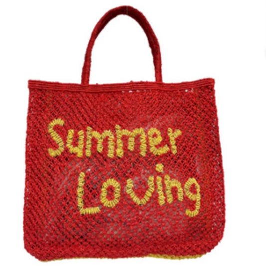 Jute Tote Summer Loving