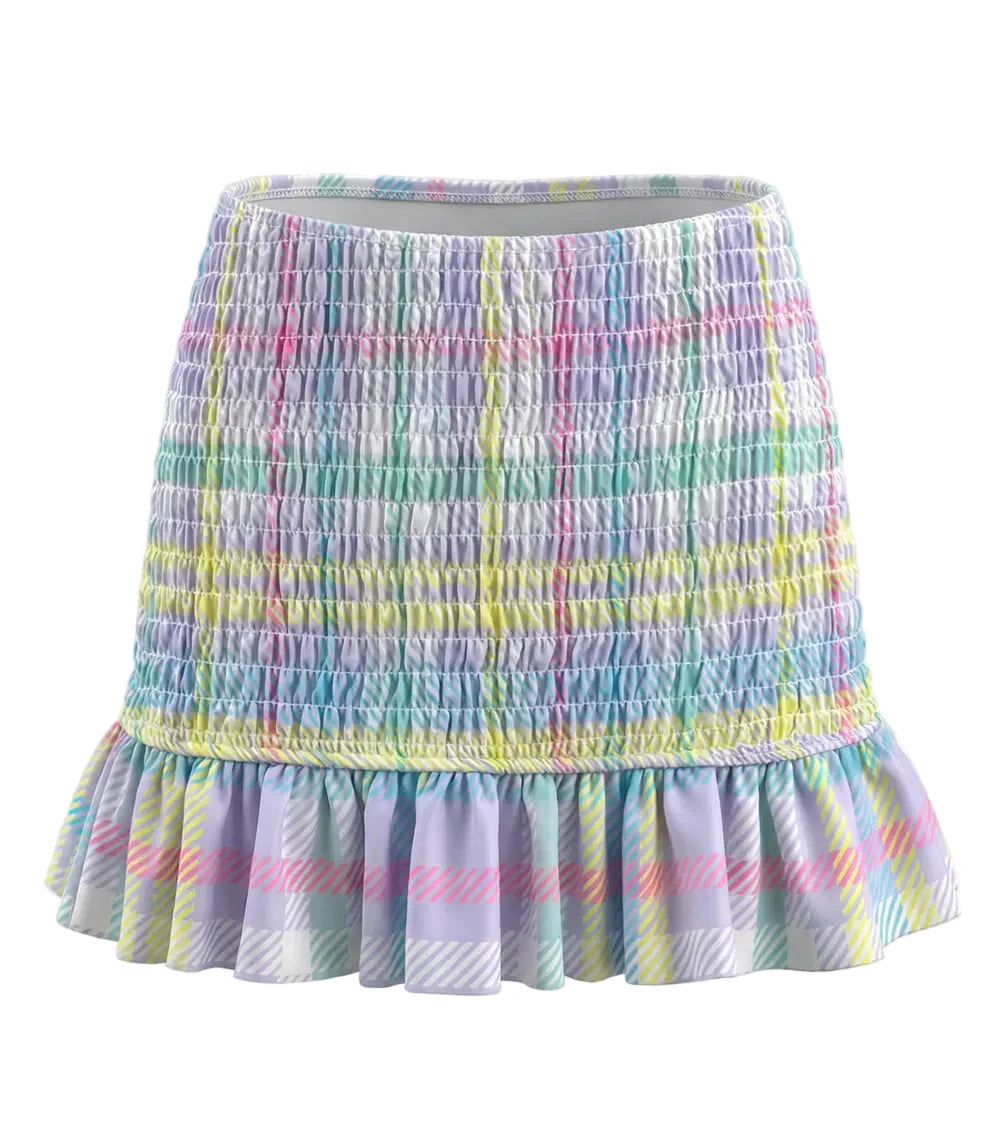smocked skirt
