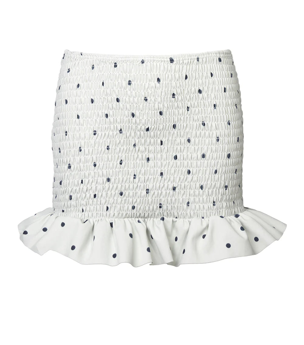 smocked skirt