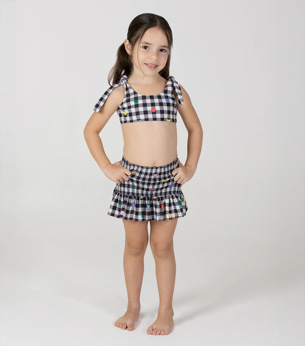 smocked skirt