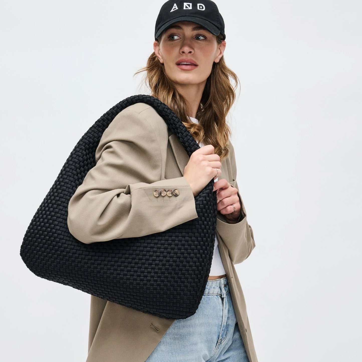 DARE TO DREAM - LARGE WOVEN NEOPRENE HOBO