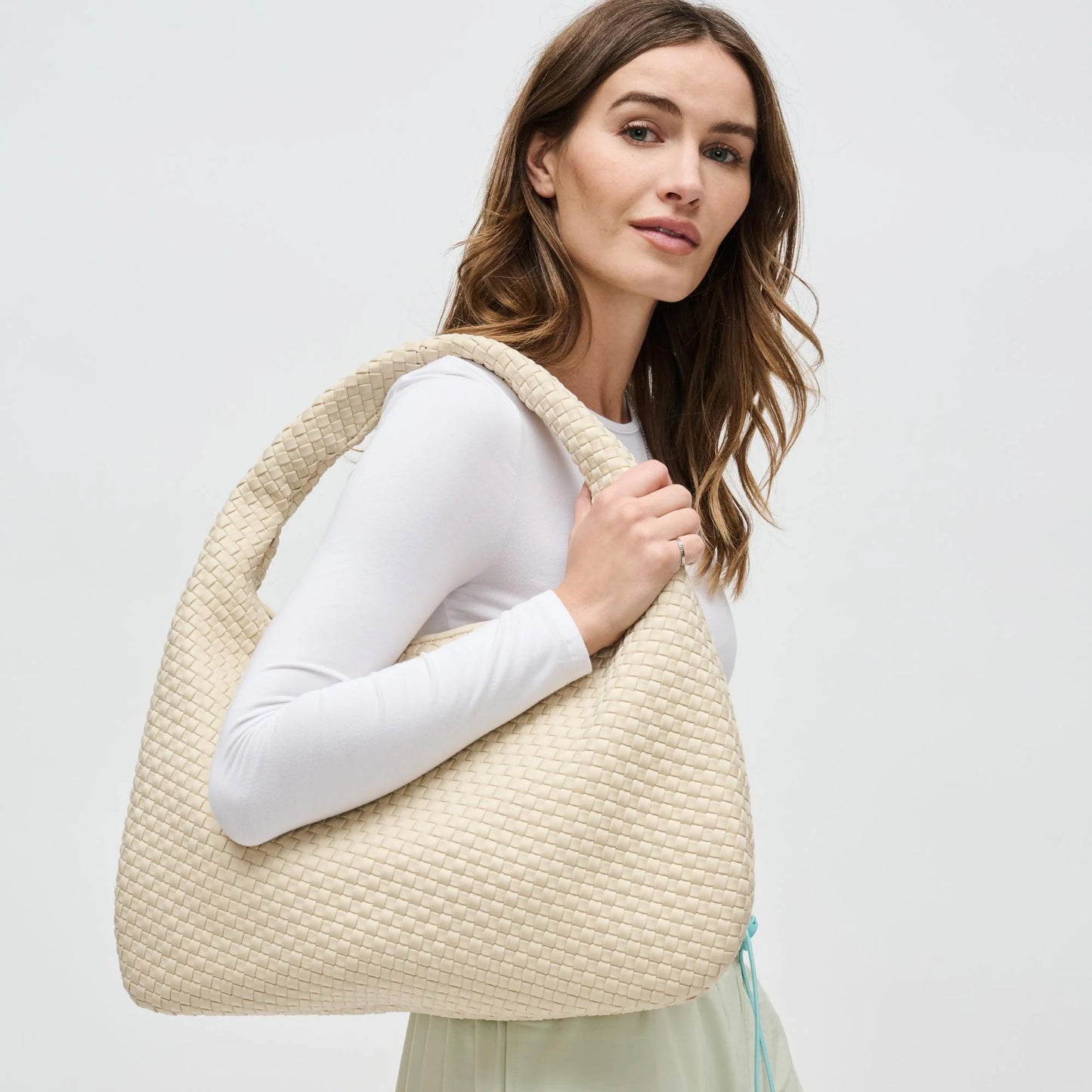 DARE TO DREAM - LARGE WOVEN NEOPRENE HOBO