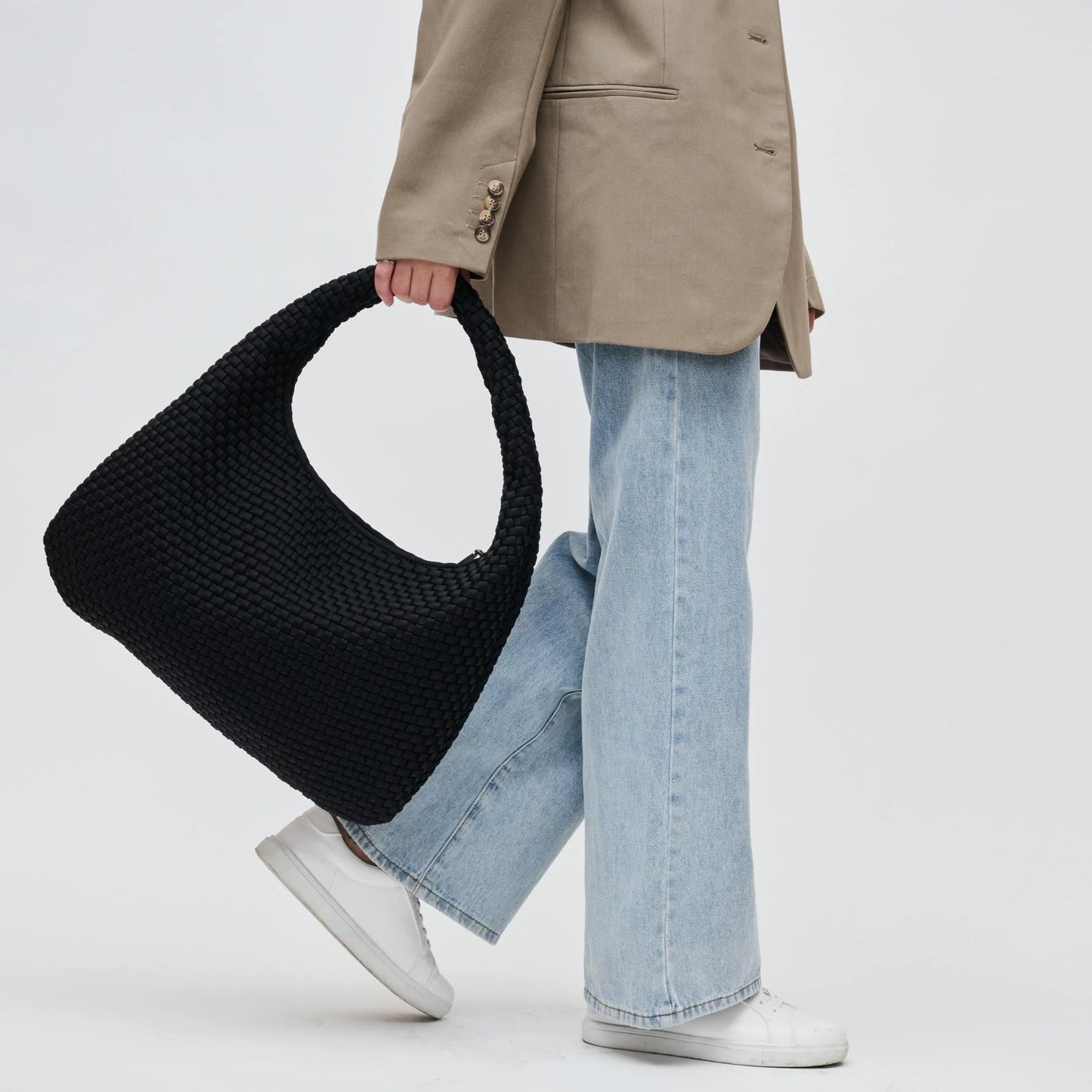DARE TO DREAM - LARGE WOVEN NEOPRENE HOBO