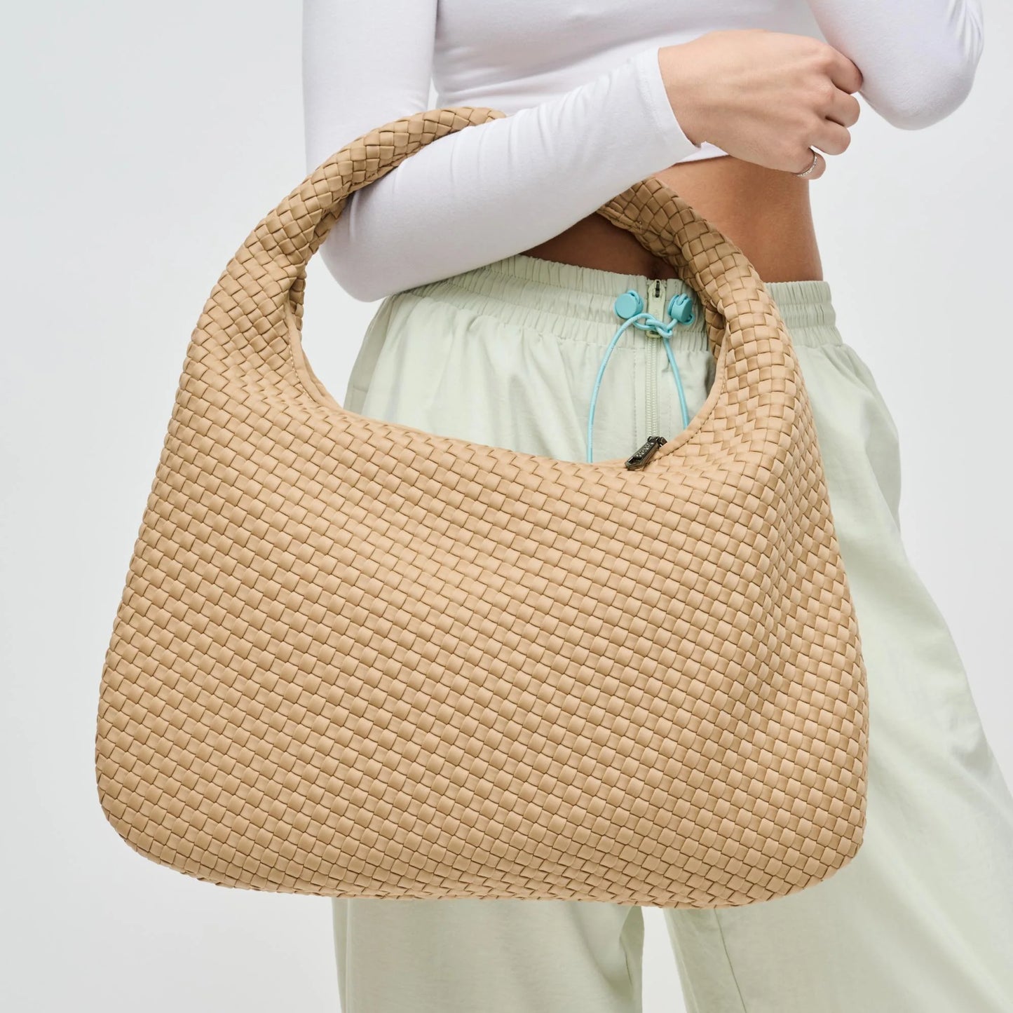 DARE TO DREAM - LARGE WOVEN NEOPRENE HOBO